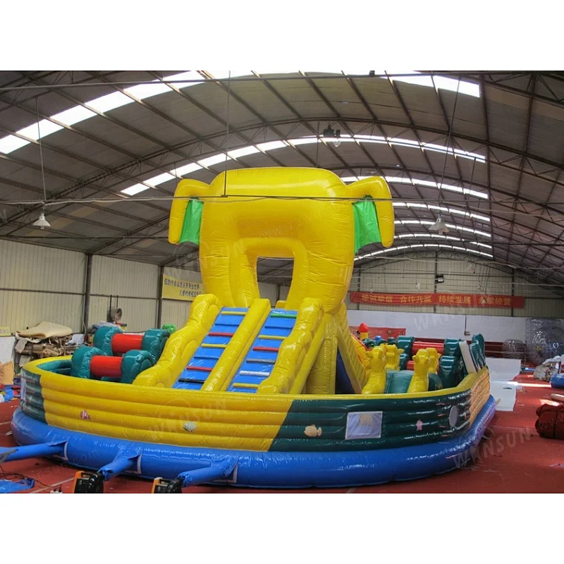 new arrival giant inflatable city, kids playground, outdoor playground