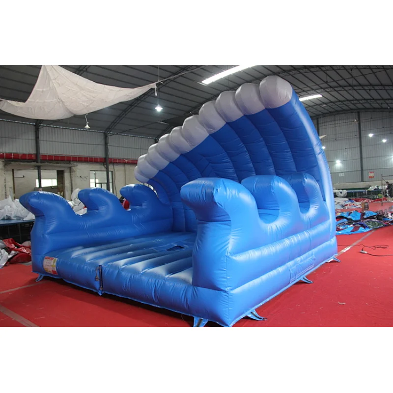 Air constant inflatable surf board games,inflatable mechanical surf board bouncer,inflatable simulation surf board trampoline