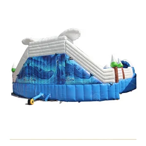 Safe water toys ice world giant inflatable water slide