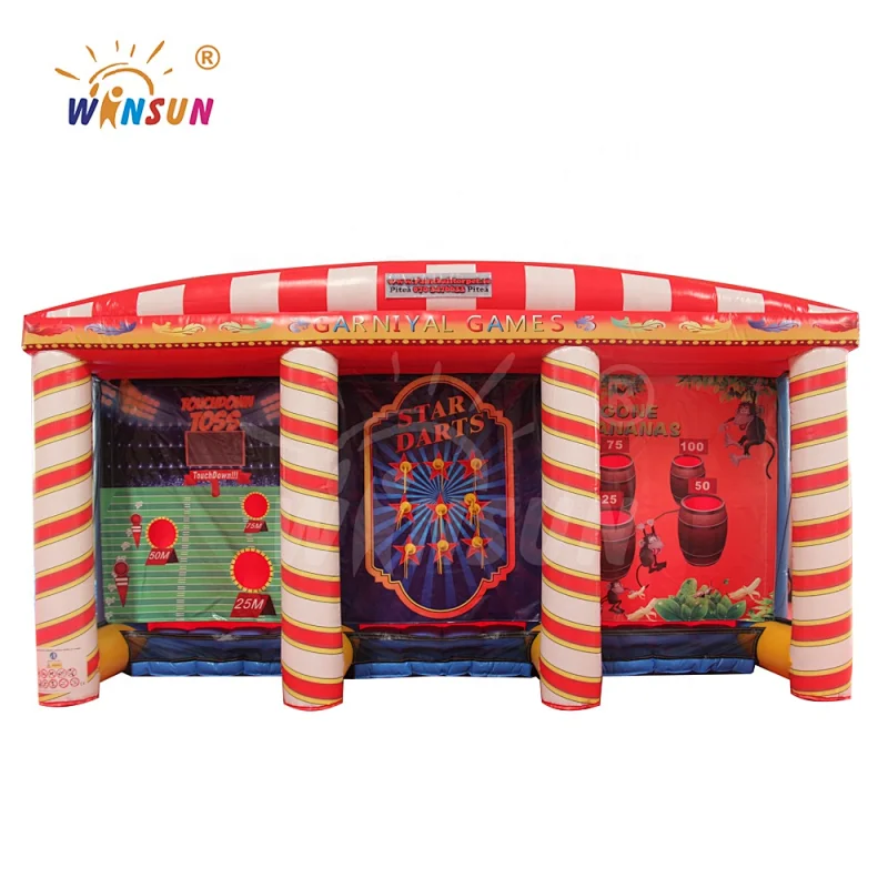 High quality 3 in 1 inflatable sport game,inflatable carnival games sale,carnival games inflatable