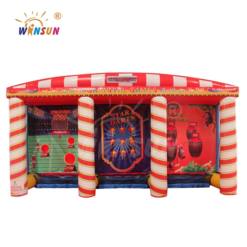 High quality 3 in 1 inflatable sport game,inflatable carnival games sale,carnival games inflatable