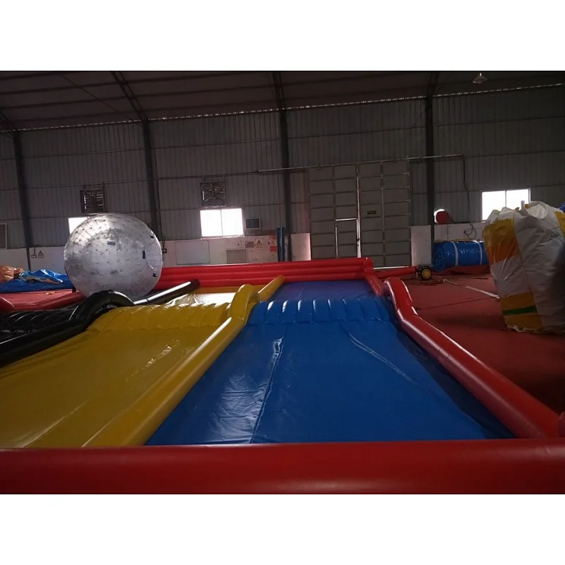 Super inflatable human hamster ball race track,inflatable zorb ball track,land mat for sale