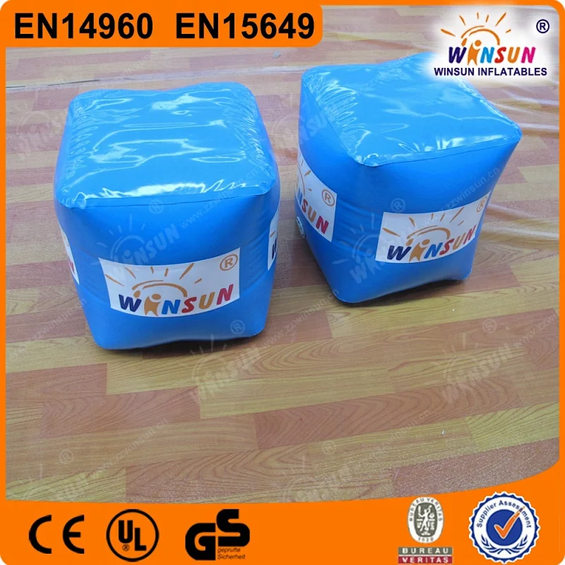 Sealed airtight floating inflatable stool models for promotion