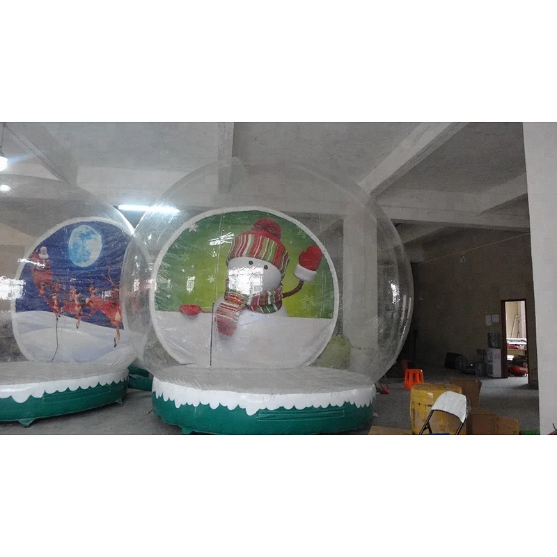 Air blown inflatable christmas display ball arena, inflatable christmas x mas snowman,inflatable christmas ornament craft