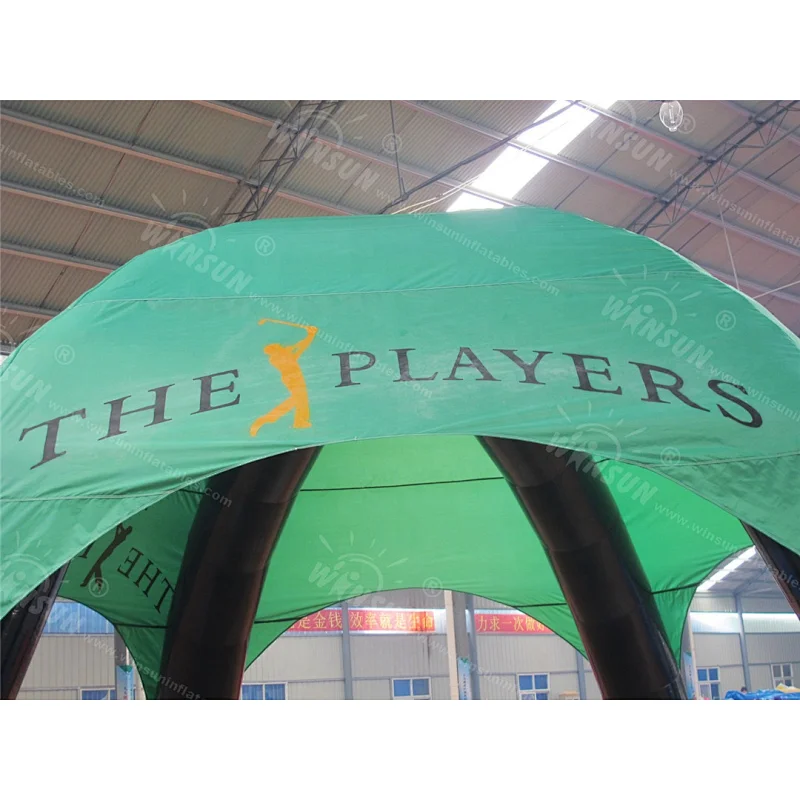 High quality PVC material  inflatable event tent,inflatable camping tent, 6 legs inflatable spider tent