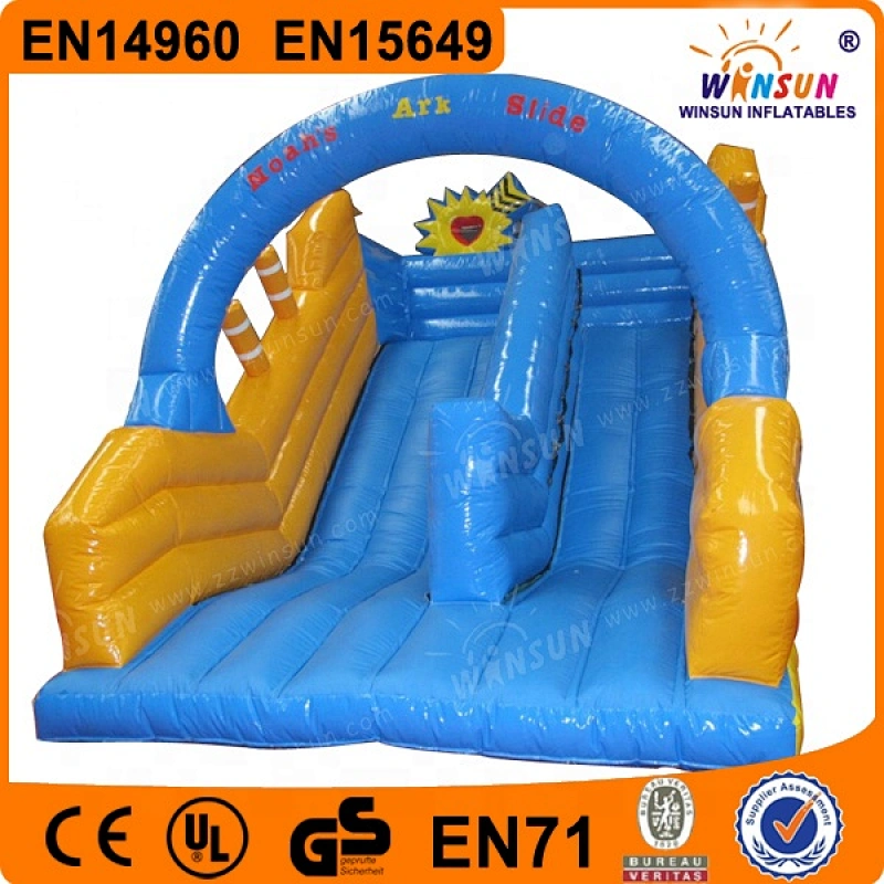 Commercial inflatable amusement Park slide with bouncer