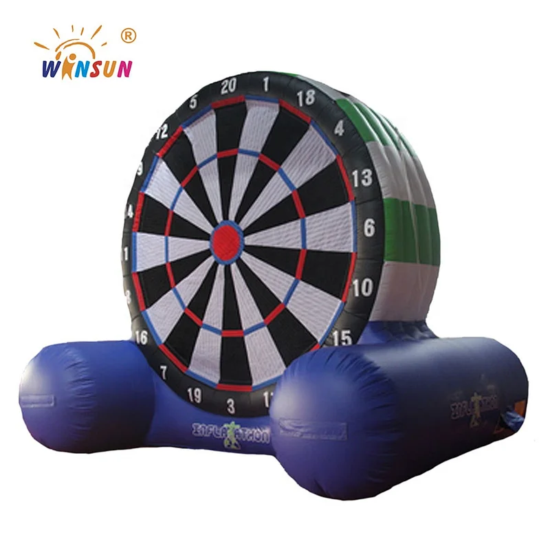 High quality Commercial inflatable soccer dart board, giant inflatable dart board