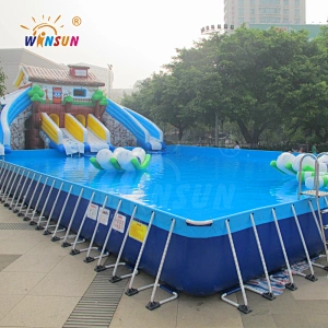 Factory Price Metal Frame Swimming Pool For Water Park