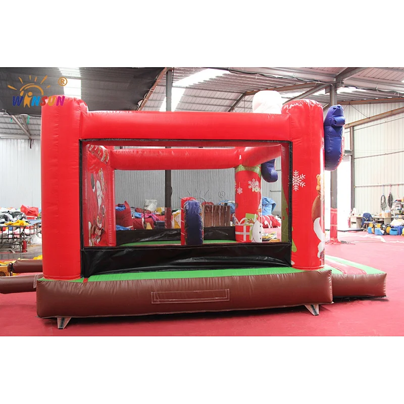 Christmas castles for hire,inflatable santa claus bouncers for rentals,Buy factory direct sale trampolines on sale
