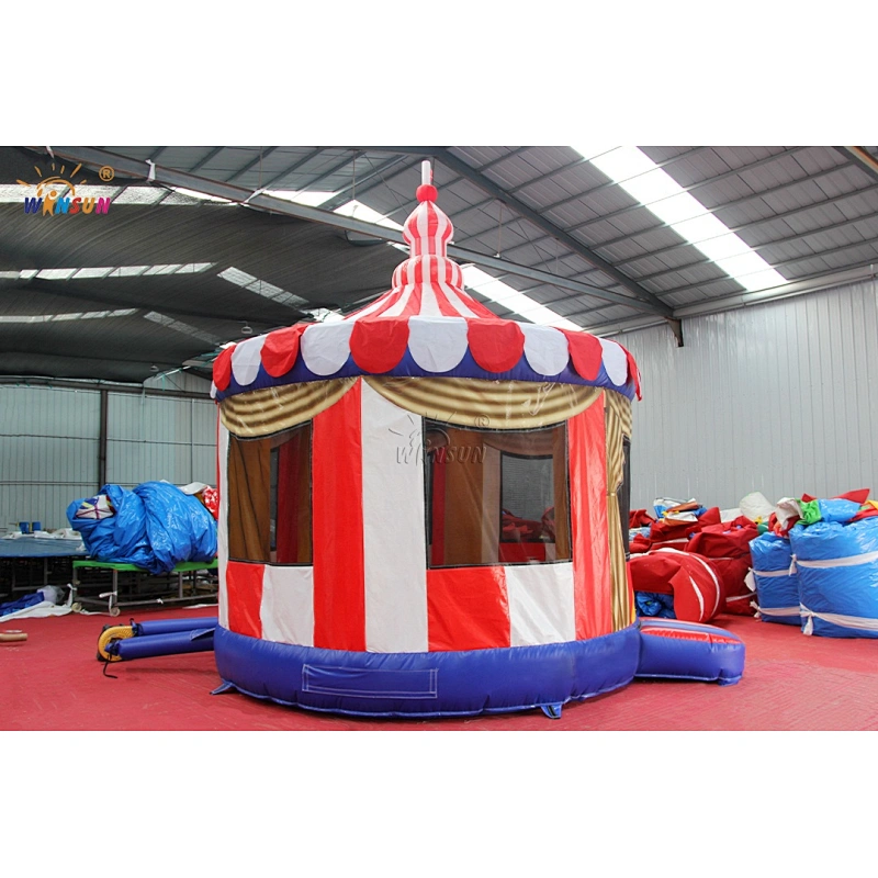 Circus commercial home backyard bounces, carousel clown moonwalks, Merry go round umping castle  house for rental or sale
