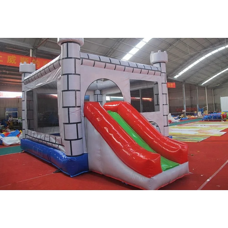 Interesting kids Giant Inflatable jumping castle with slide