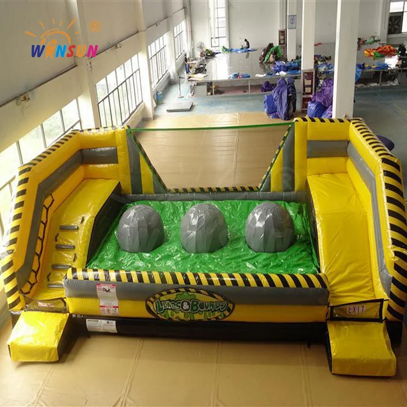 4 balls Event hot Four balls inflatable jumping big baller, inflatable leaps n bounds 3T 4T, wipe out trampoline games