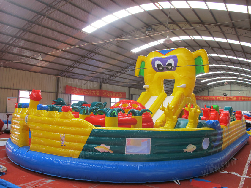giant inflatable city