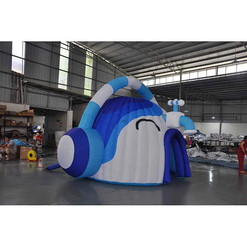 Awesome inflatable head sets shapes, advertising inflatable ear piece air shapes for rental market