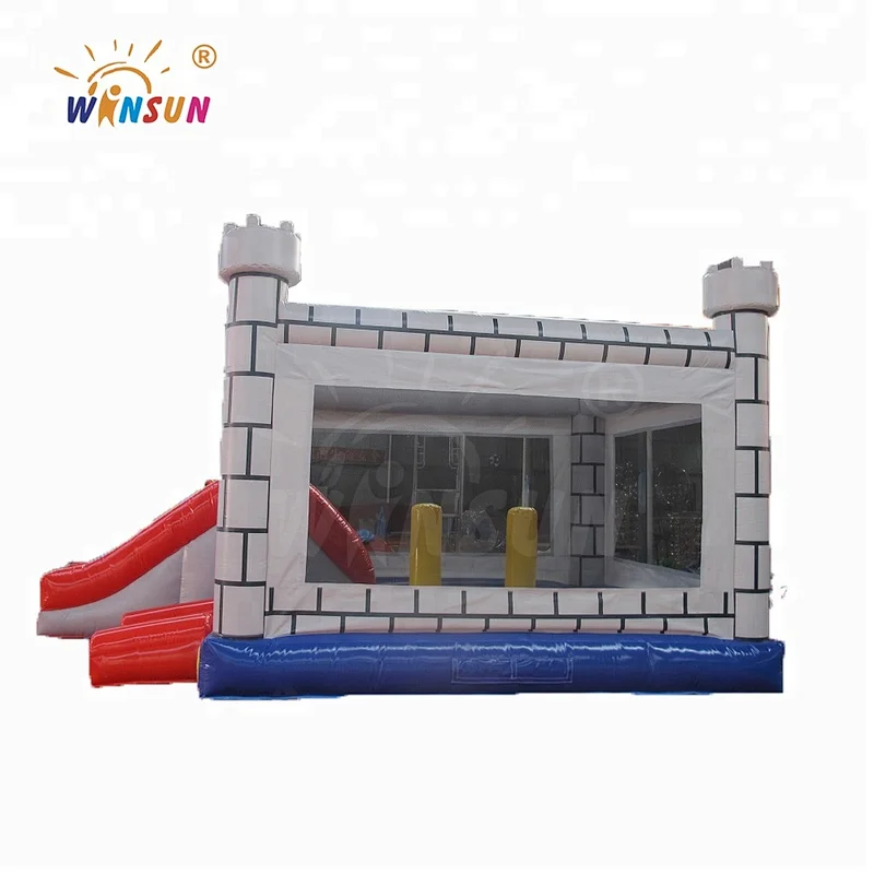 Interesting kids Giant Inflatable jumping castle with slide
