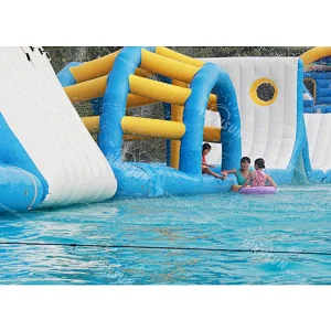 Outdoor inflatable water slide one word clear water park