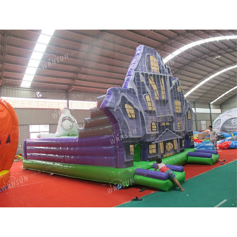Hot sale halloween inflatable haunted house, Funny haunted house inflatable