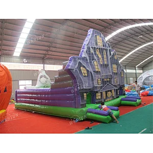 Hot sale halloween inflatable haunted house, Funny haunted house inflatable