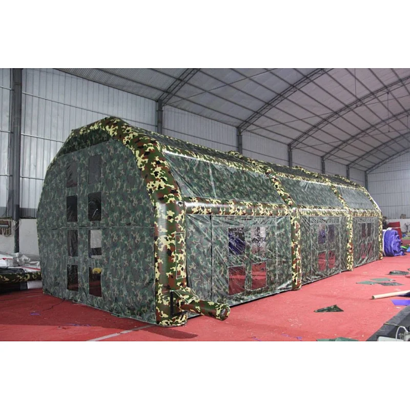 Outdoor used tent manufacturer china army military inflatable tents, inflatable military tent for sale