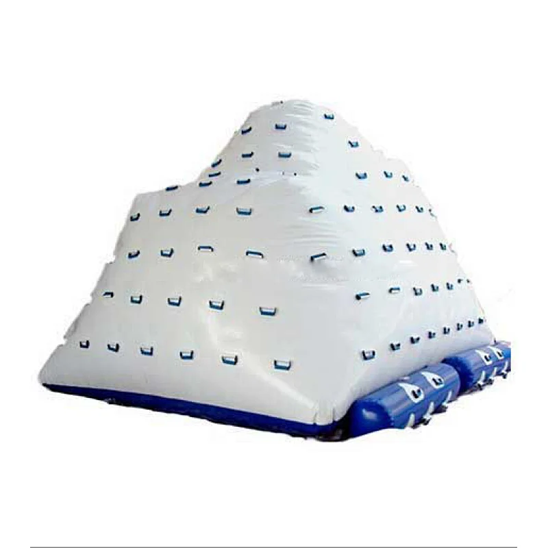 Inflatable water rock climbing wall, water toys inflatable water iceberg,  inflatable floating climbing wall