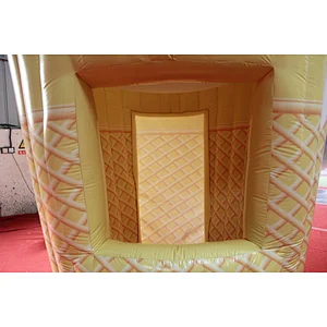 inflatable ice cream stand for sale, portable inflatable advertising kiosk for ice cream,PVC Inflatable Ice Cream Cone Balloon