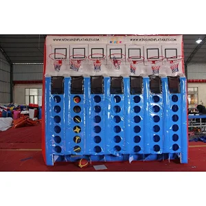 popular inflatable basketball connect 4 game, inflatable basketball game connect four for sale,inflatable interactive adult game