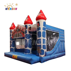 Air constant inflatable pirate ship combo slides,inflatable pirate moonwalks,air jumping castle for sale