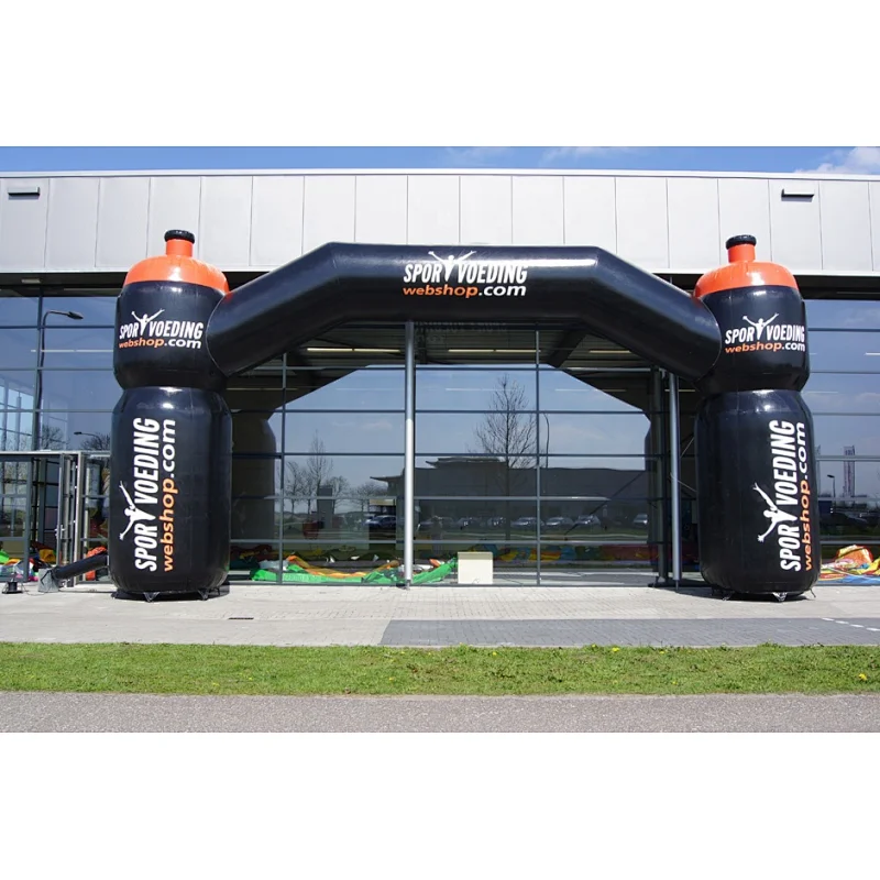 oxford or PVC advertising inflatable arch price inflatable bottle arch