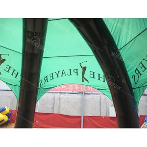 High quality PVC material  inflatable event tent,inflatable camping tent, 6 legs inflatable spider tent