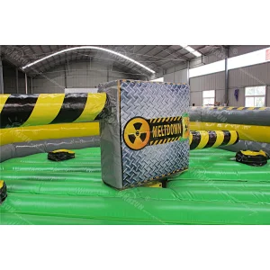 High quality inflatable meltdown challenge,inflatable meltdown sale,meltdown inflatable game