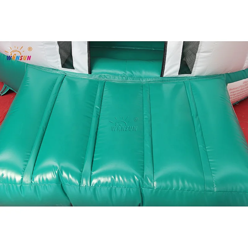 Amusement Cartoon theme inflatable snow man bouncers, inflatable cute jumping trampolines, air bouncy castles for rental