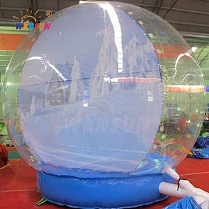 Ads decoration  inflatable snow show balls, Christmas snow globe,inflatable Christmas display ball for decoration