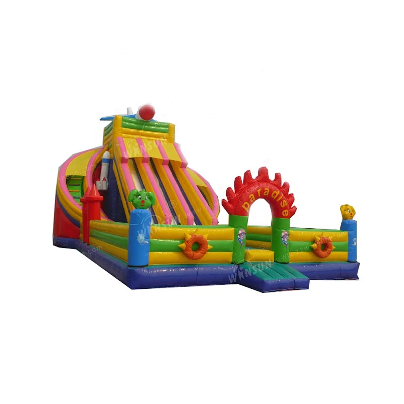 Commerical Style Animal Inflatable kids slide Inflatable paradise park slide for kids