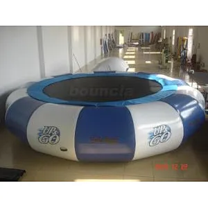 Easy set up and portable water frameless inflatable bongos trampoline
