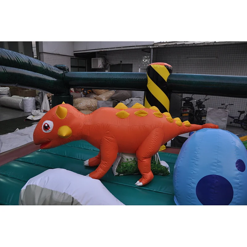 Amusement park inflatable dino funlands bouncer games,inflatable dinosaur trampoline,inflatable dino moonwalk bouncer games