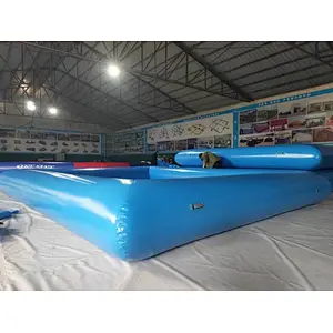 Family pool and  inflatable water park lagoon pool, water pool,inflatable circle tunnel ball pit ponds for sale