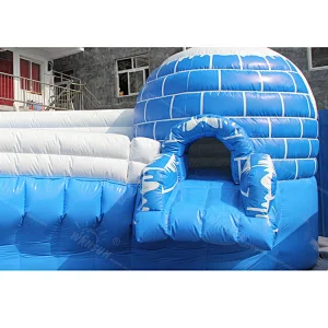 Safe water toys ice world giant inflatable water slide
