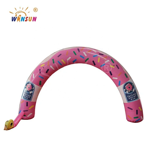 Ari constant inflatable  model  bow, cartoon santa claus arch,inflatable advertising snow man bows for christmas sale