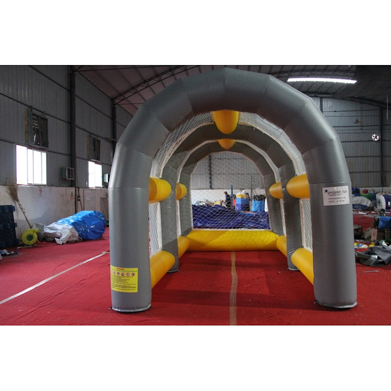 Adult inflatable shoot for goals,inflatable speed cages, soccer train games for rental