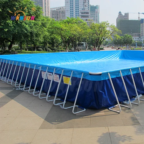 Factory Price Metal Frame Swimming Pool For Water Park