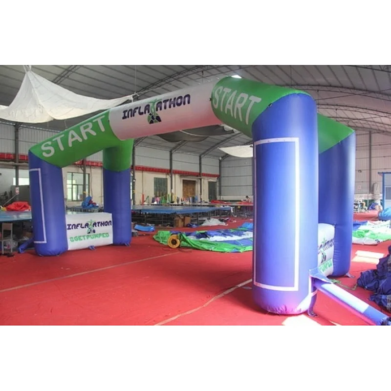 inflatable finish line arch, logo arch inflatable, inflatable entrance arch