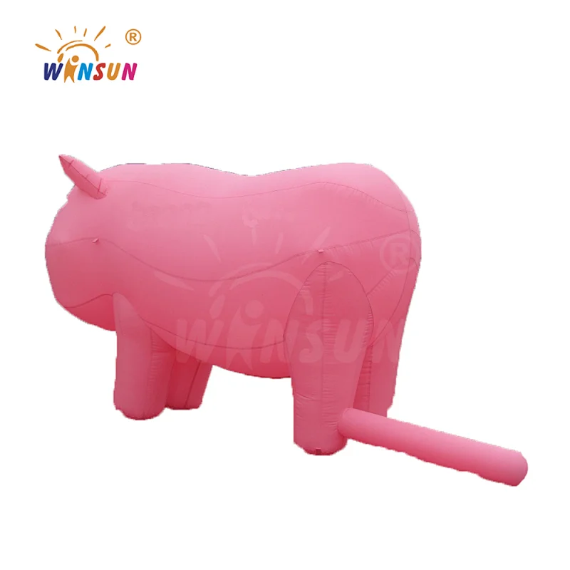 Cartoon pink inflatable pig, advertisement inflatable pig balloon balloons for event