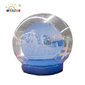Ads decoration  inflatable snow show balls, Christmas snow globe,inflatable Christmas display ball for decoration
