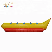 Factory  price inflatable boat water game banana boat ,inflatable water banana boat