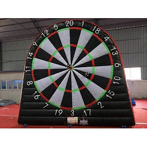 Bull eye inflatable foot dart boards,inflatable kick darts game board,inflatable soccer and golf dart score board for sale
