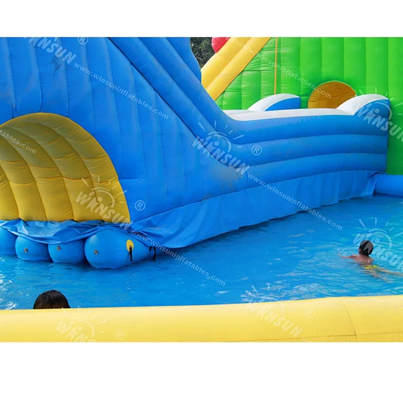 Park projects dragon shark inflatable water toys