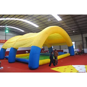 Fast Delivery Inflatable Water Swimming Pool With Tent
