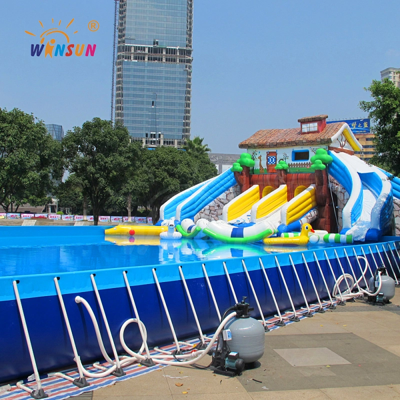 Factory Price Metal Frame Swimming Pool For Water Park