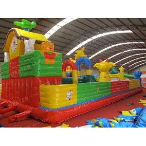 CE PVC inflatable amusement park giant inflatable fun city