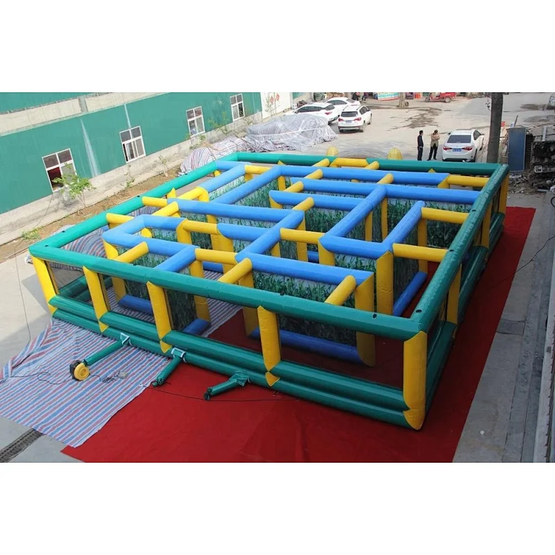 Giant inflatable haunted house maze inflatable corn maze for sale